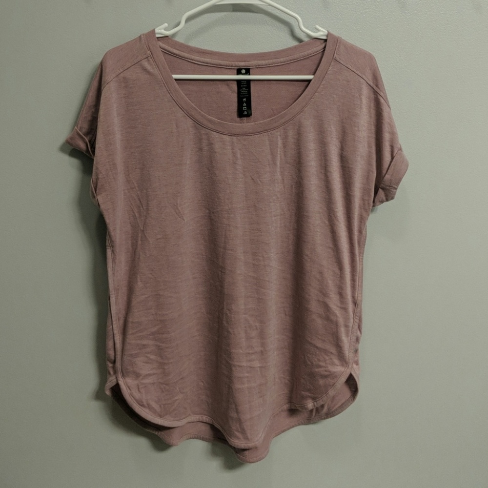 Purple workout top